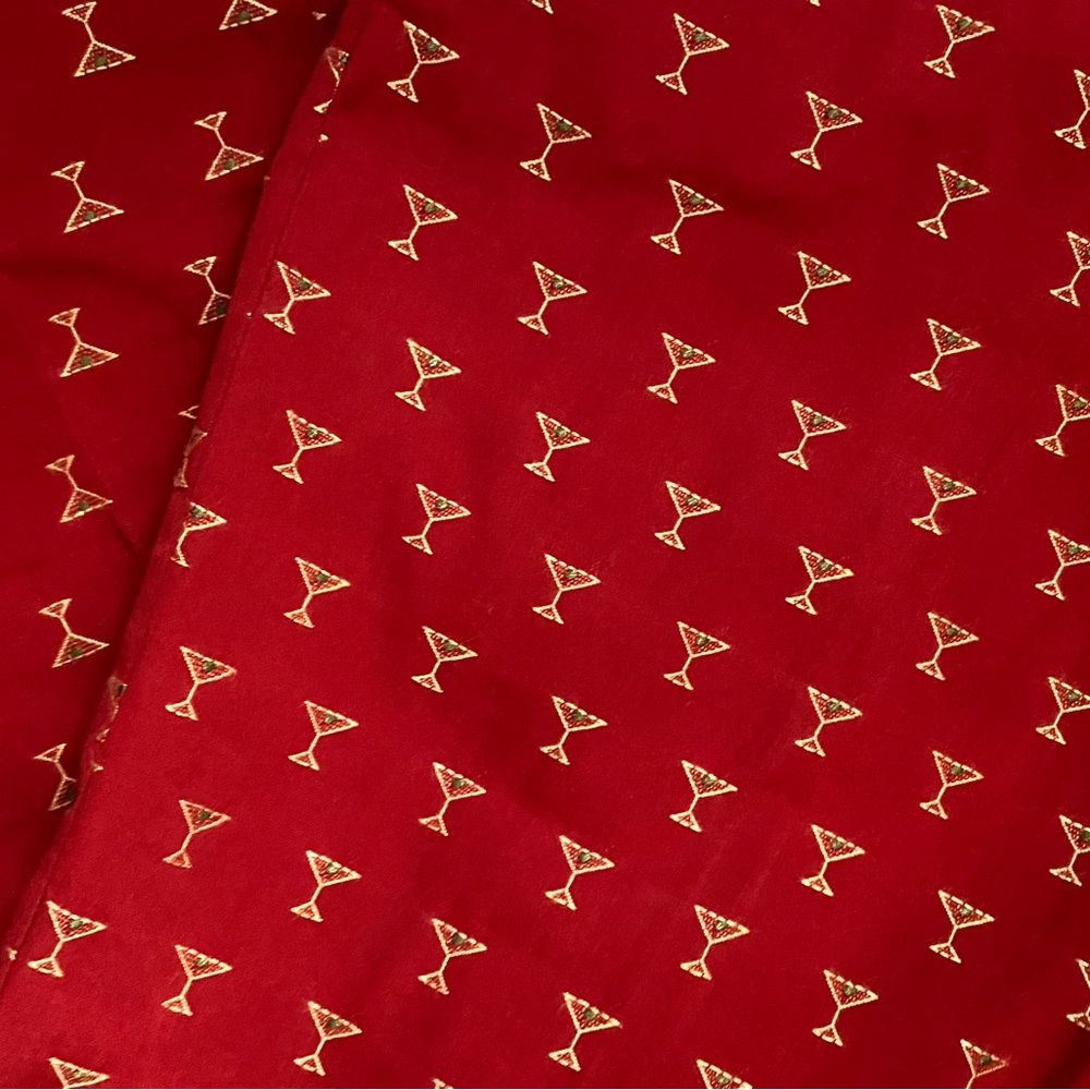 Martini print pants. Size 4. Skirtin Around brand. Super cute. - Picture 2 of 7